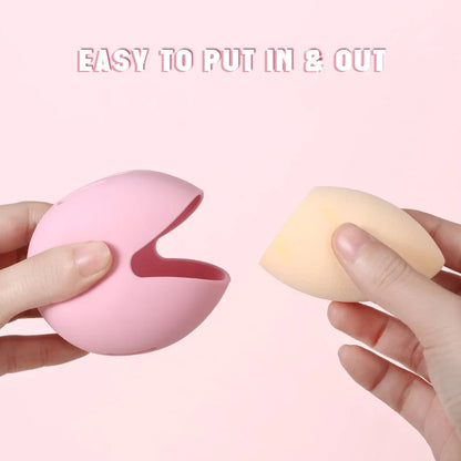 Eco-Friendly Silicone Makeup Sponge Holder