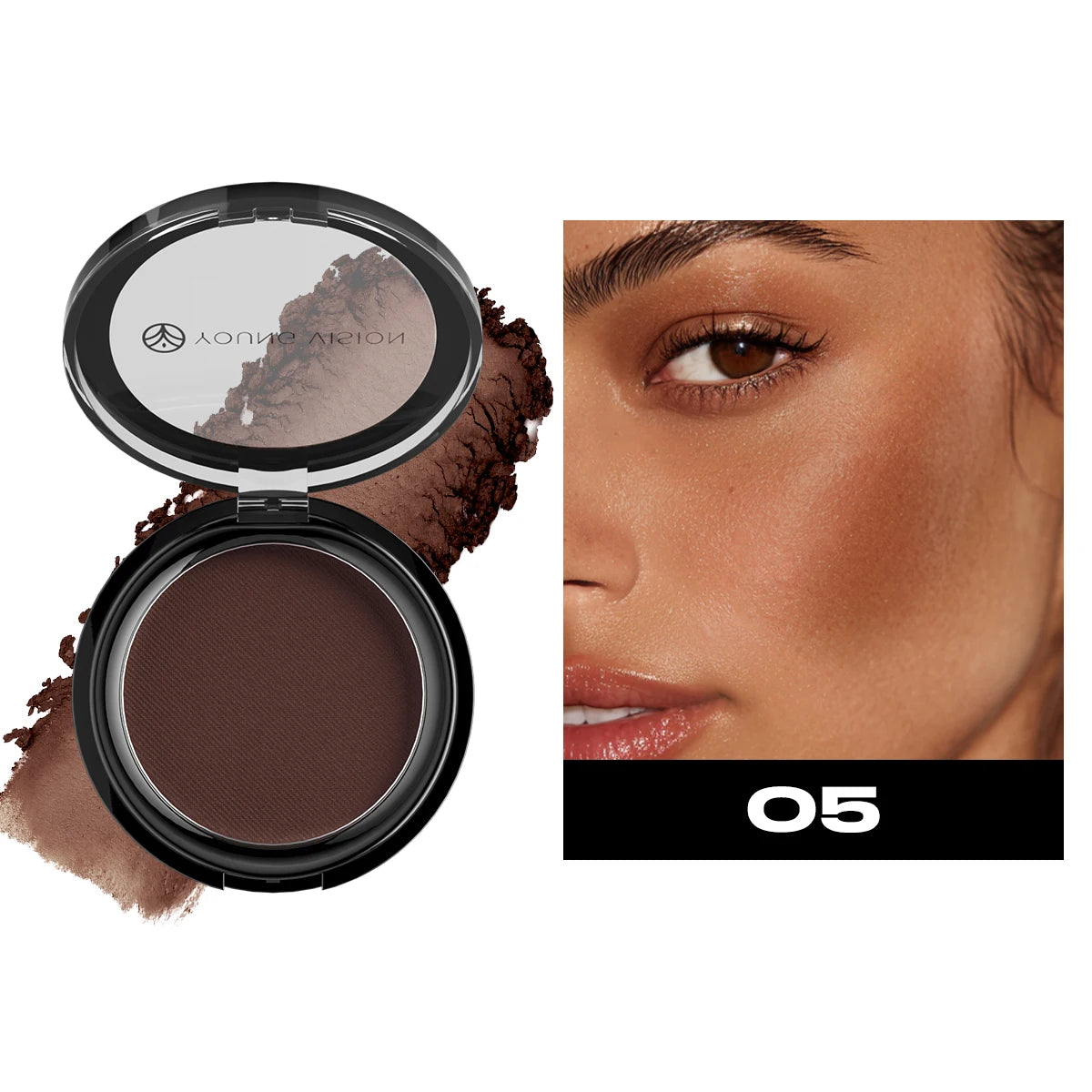 Six-Color Matte Bronze Powder