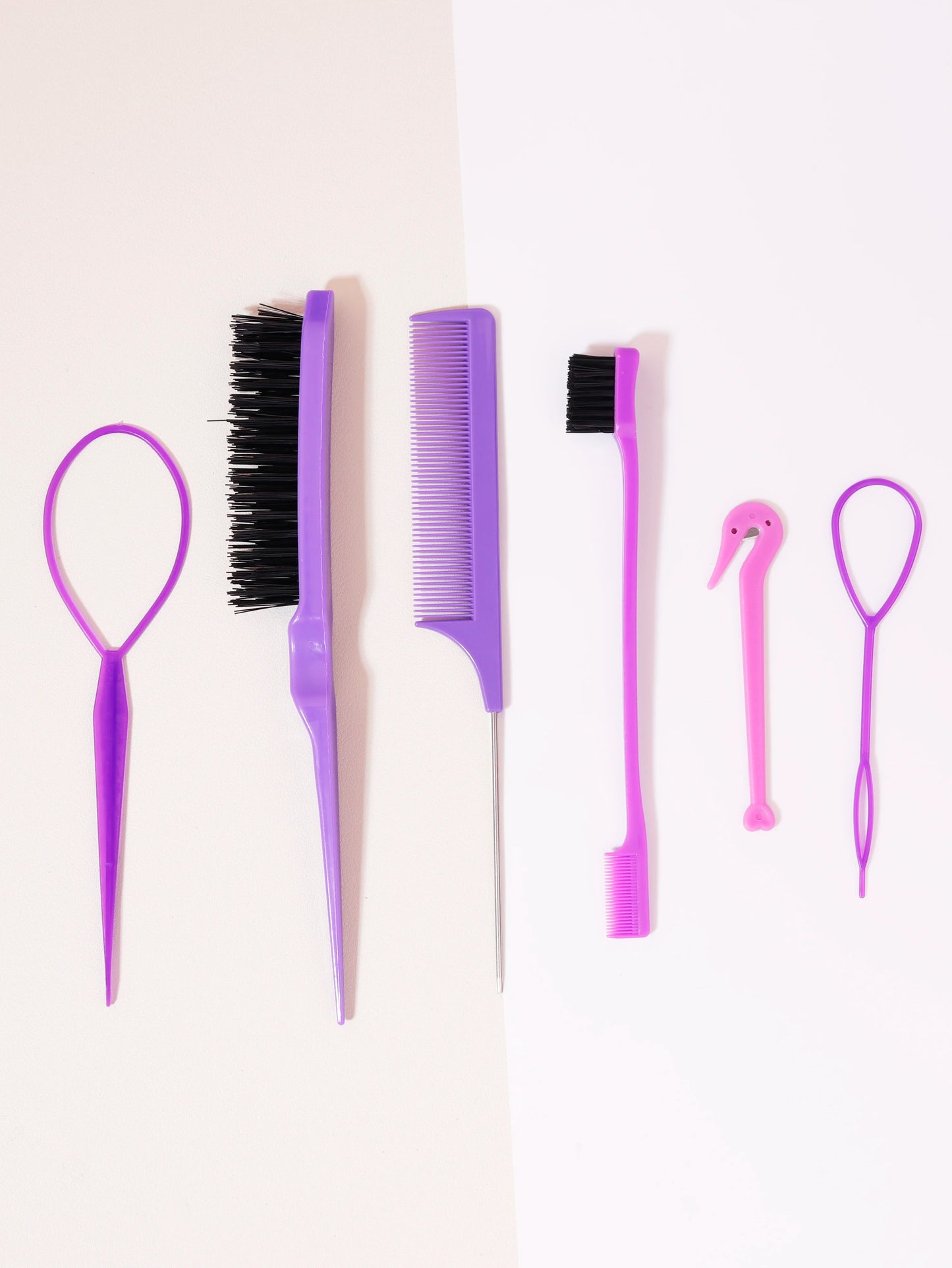6PCS Professional Hair Styling Comb Set