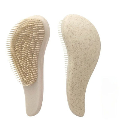 Wheat Straw Anti-Static Scalp Massage Detangling Hair Styling Brush
