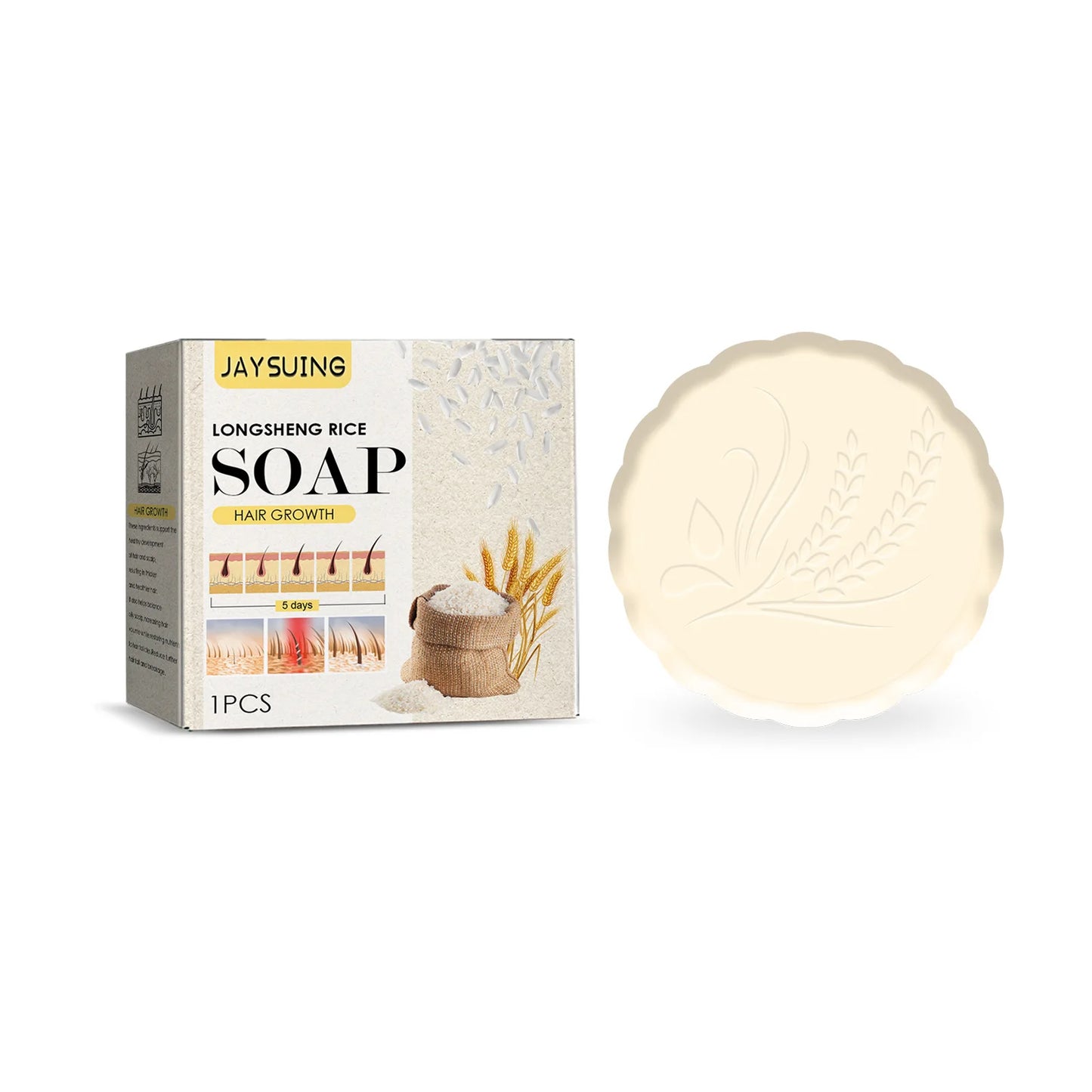 Rice Hair Growth Shampoo Bar