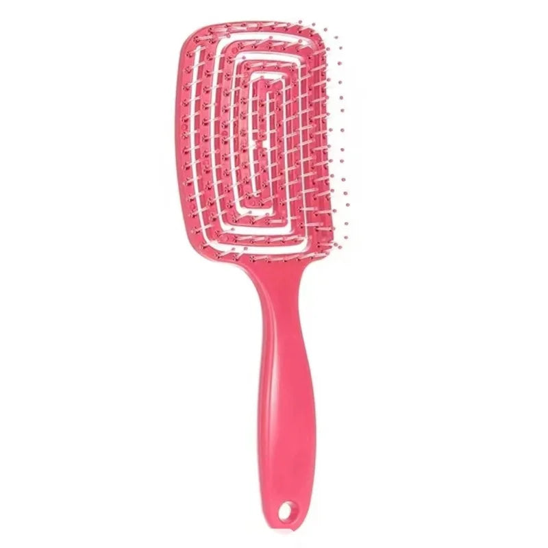 Elastic Hollow Hair Brush