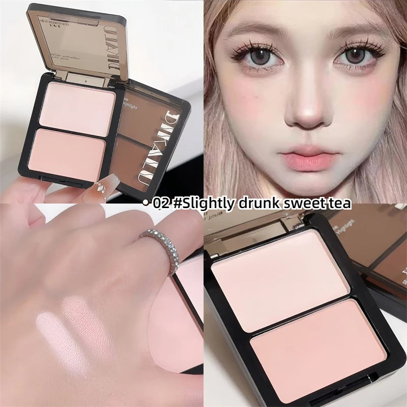 Dual-Color Matte Highlighter and Contour Palette