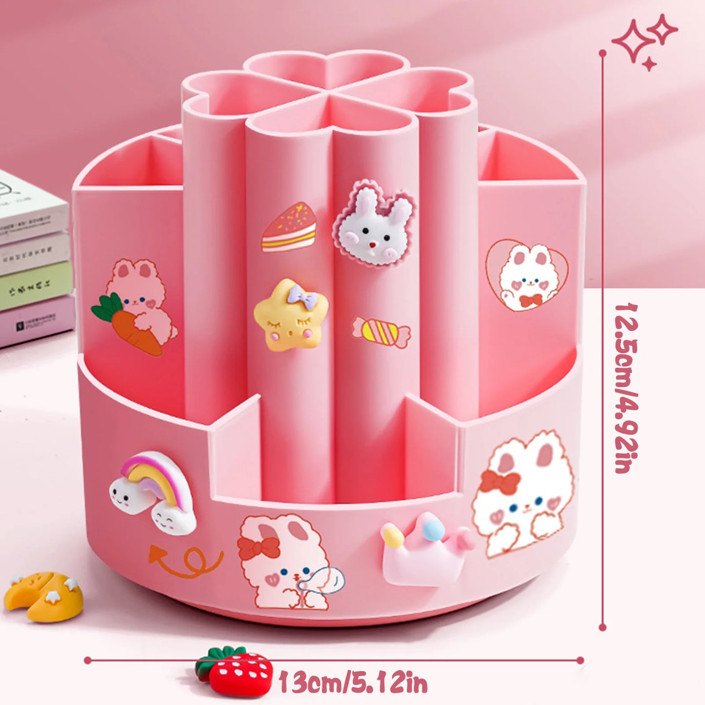 360° Rotating Desk Organizer