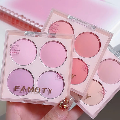 Four-Color Matte Blush Palette