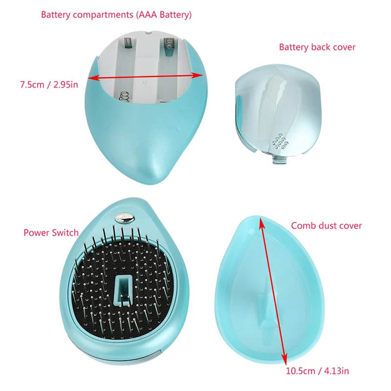 Portable Ionic Electric Hairbrush