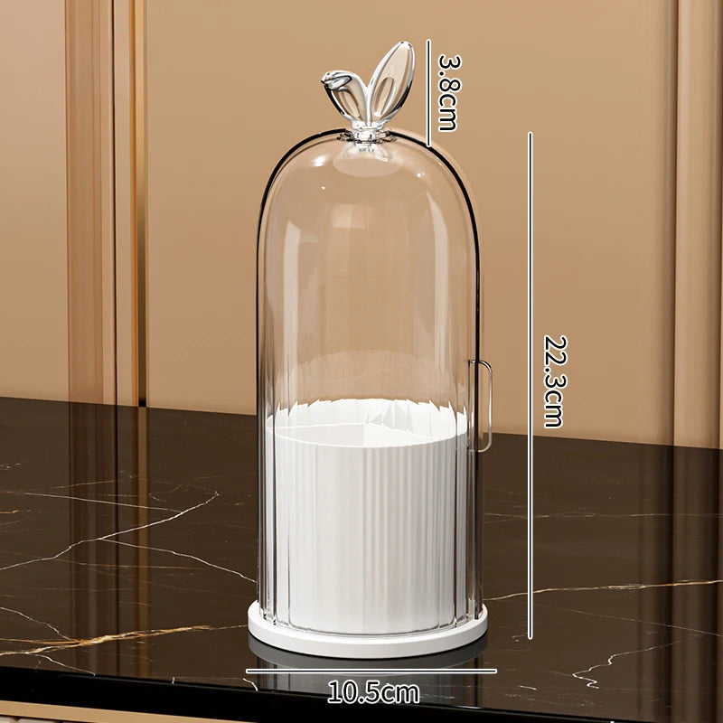 360° Rotating Dustproof Makeup Brush Holder