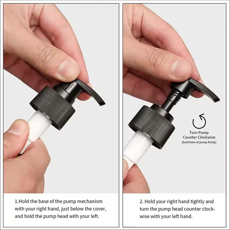 Matte Black Refillable Liquid Soap Dispenser