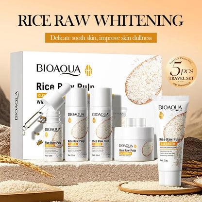 BIOAOUA Rice Whitening Skincare Set