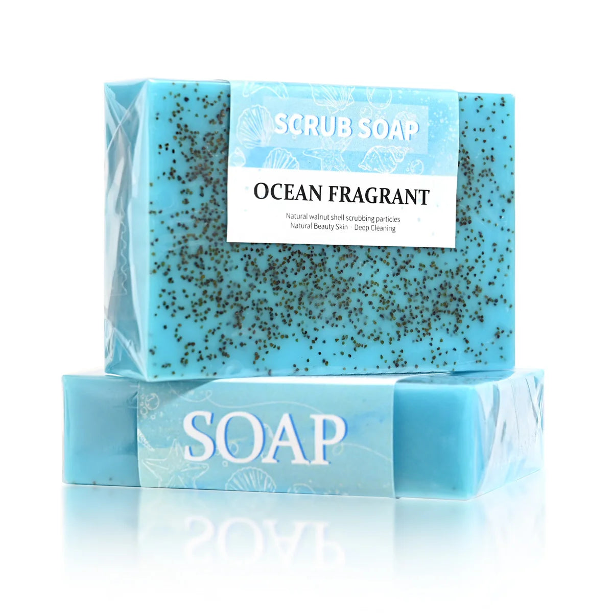 Natural Sea Salt Exfoliating Whitening Handmade Soap