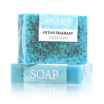 Natural Sea Salt Exfoliating Whitening Handmade Soap