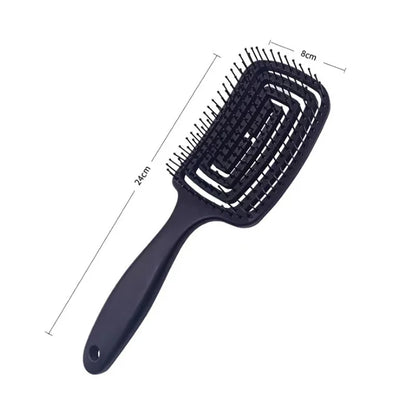 Elastic Hollow Hair Brush