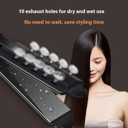 Dual-Use Hair Straightener Curler
