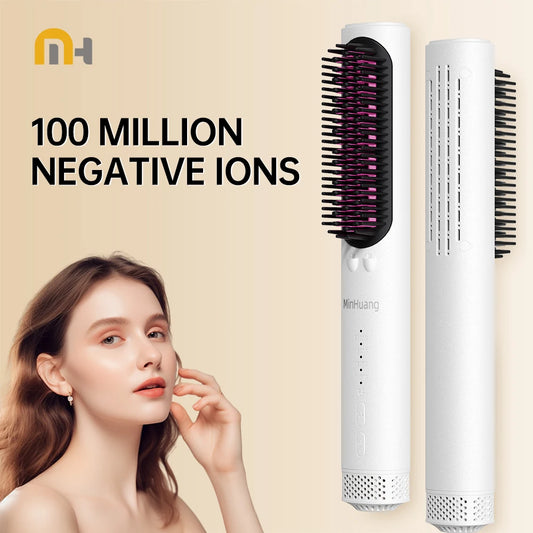 Electric Hot Comb Straightening Brush