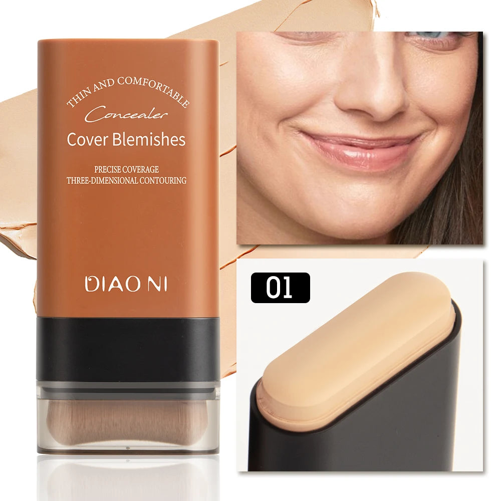 Dual-Head Moisture Foundation Stick