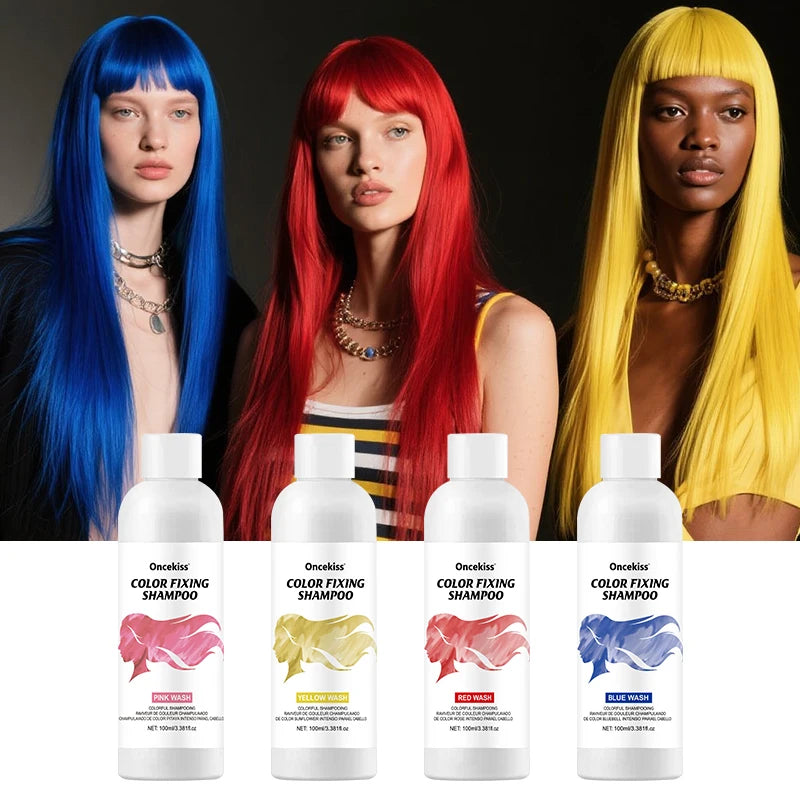 Semi-Permanent Color Protecting Hair Coloring Shampoo