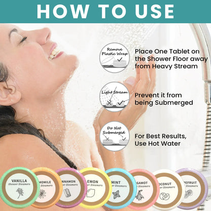 8-Piece Aromatherapy Bath Bomb Set