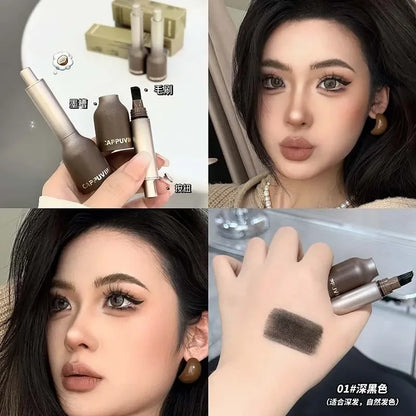 Dual-Use Hairline and Eyebrow Pen