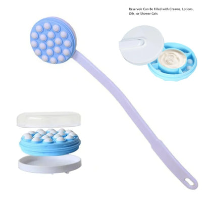 Back Bath Massager & Lotion Applicato