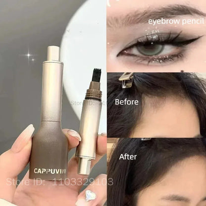 Dual-Use Hairline and Eyebrow Pen