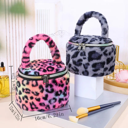 Large Capacity Leopard Makeup Bag