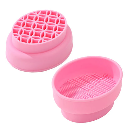 Silicone Makeup Brush Washing Bowl
