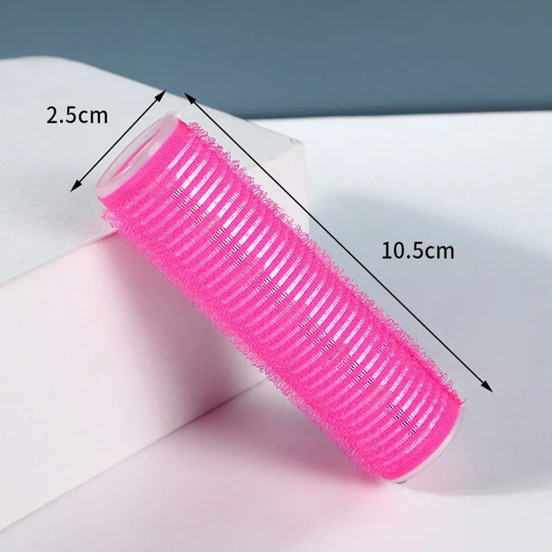 Large Self-Adhesive Hook Loop Hair Roller for DIY Curl Styling