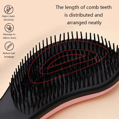 Mango Smooth Paddle Detangling Massage Brush Professional TT Hair Comb