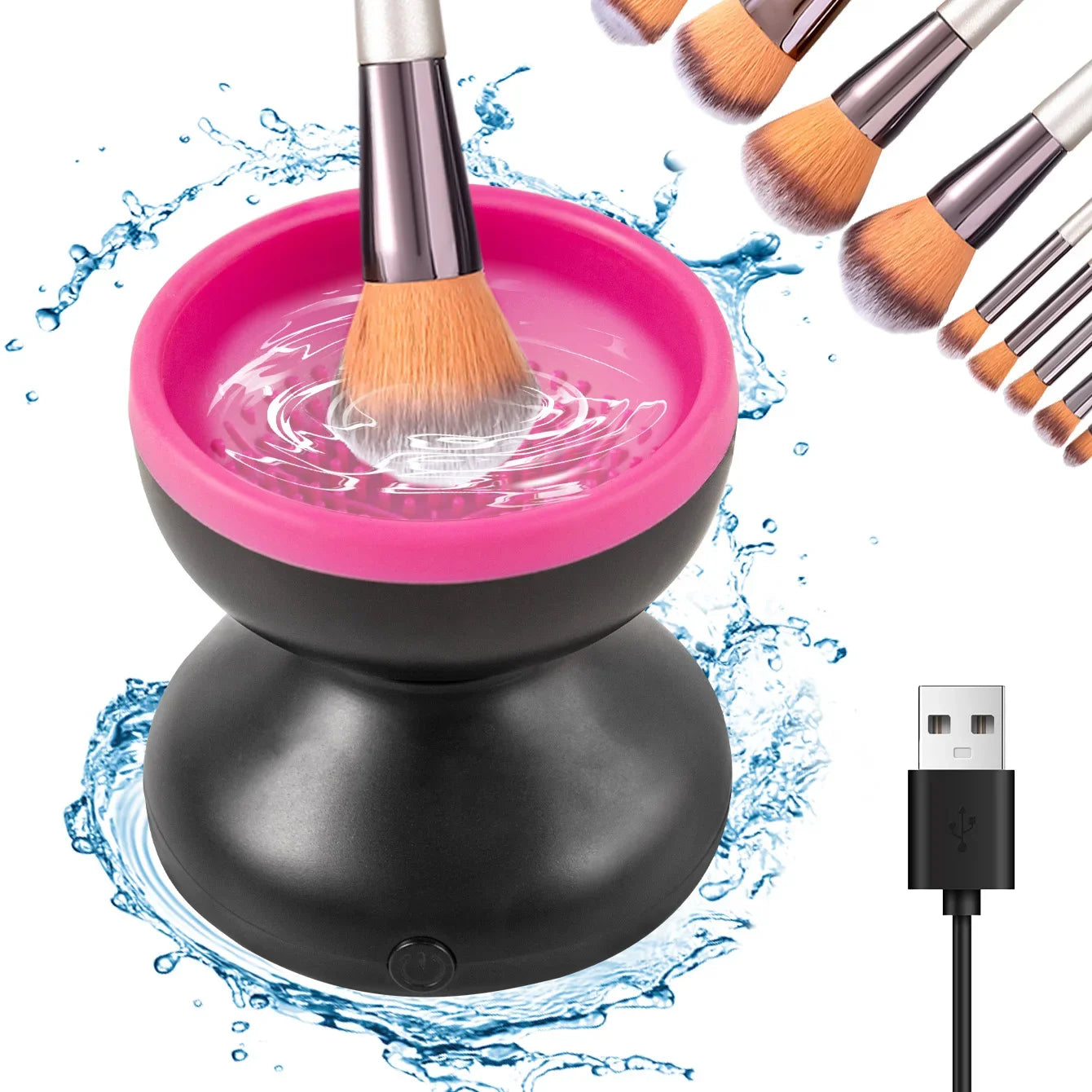 Portable USB Electric Makeup Brush Cleaner