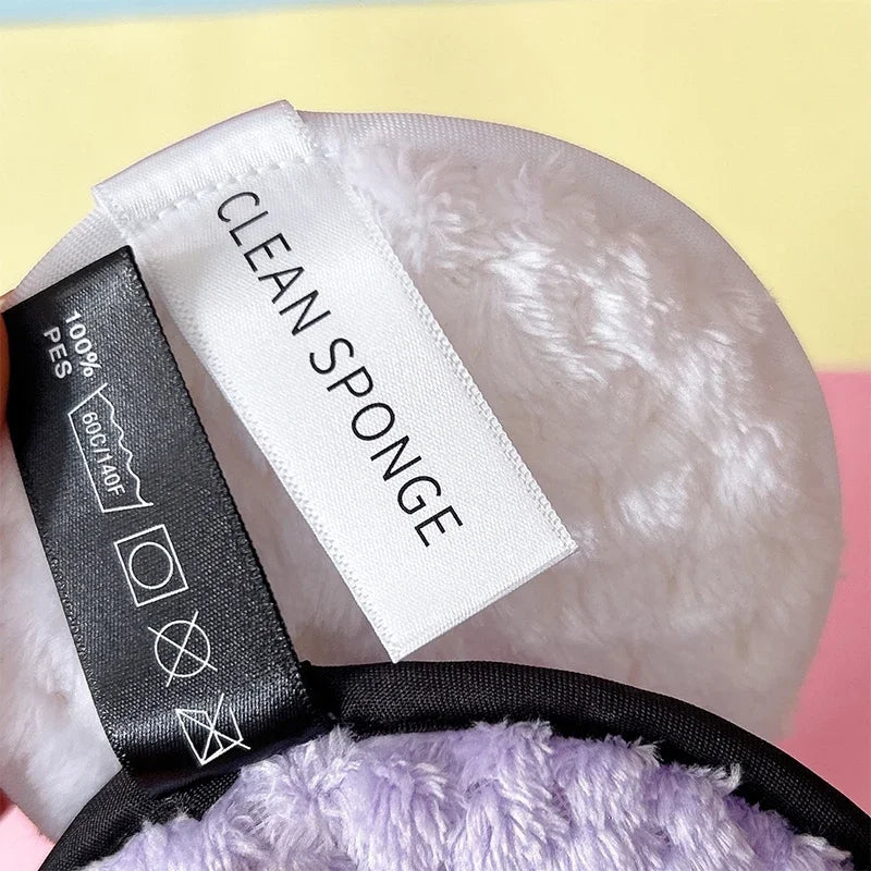 4-Piece Reusable Microfiber Makeup Remover Pads