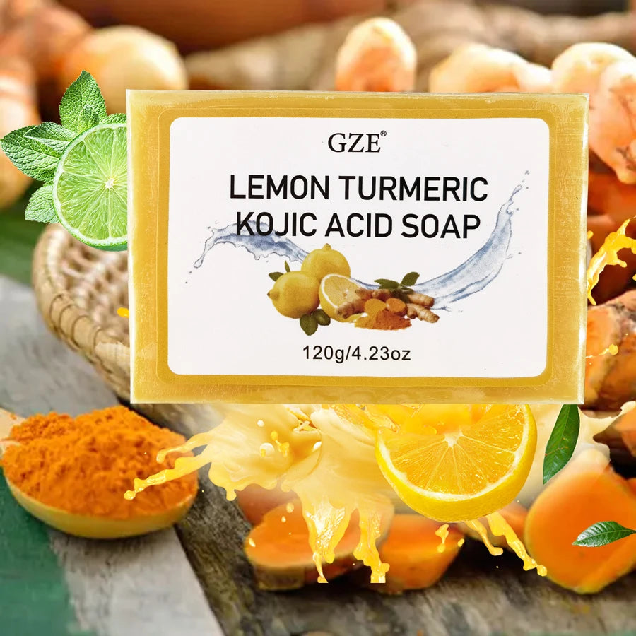 Lemon Turmeric Kojic Acid Soap