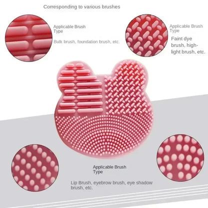 Silicone Makeup Brush Cleaning Pad Mat