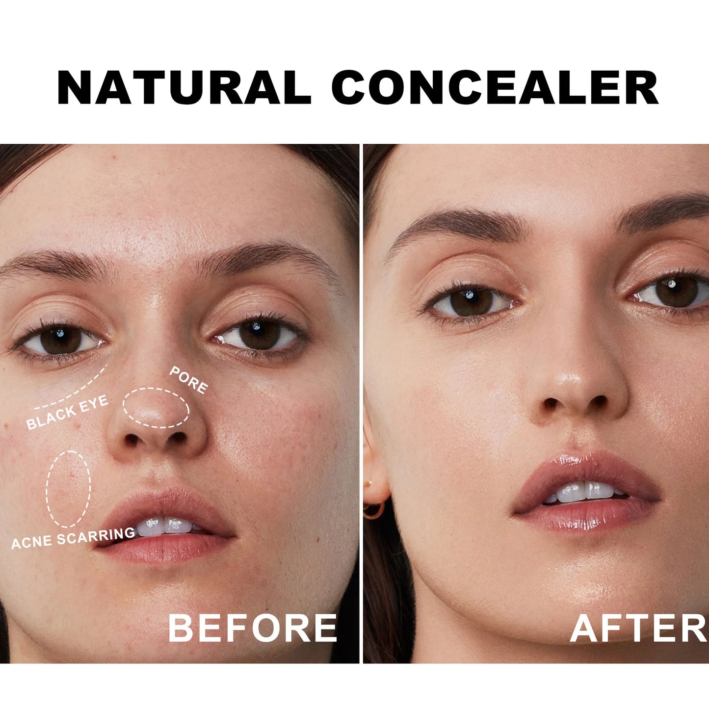 Liquid Concealer with Soft Sponge Brush