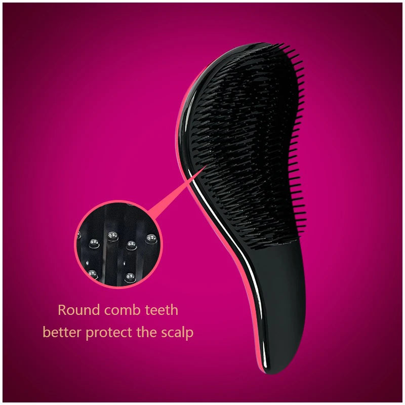 Mango Smooth Paddle Detangling Massage Brush Professional TT Hair Comb