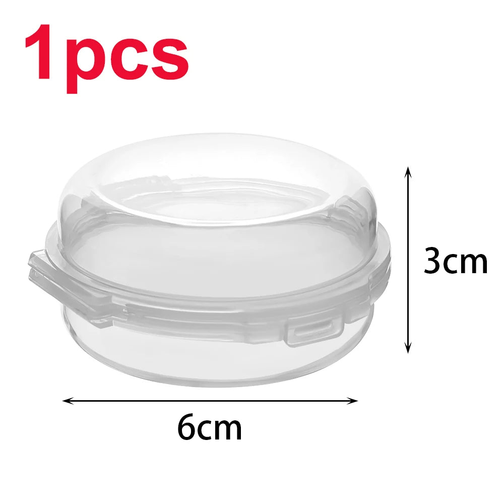 Double-Layer Folding Powder Puff Storage Box