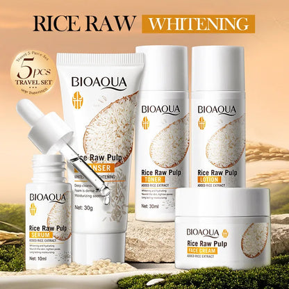 BIOAOUA Rice Whitening Skincare Set