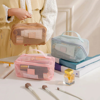 Large Mesh Makeup Bag