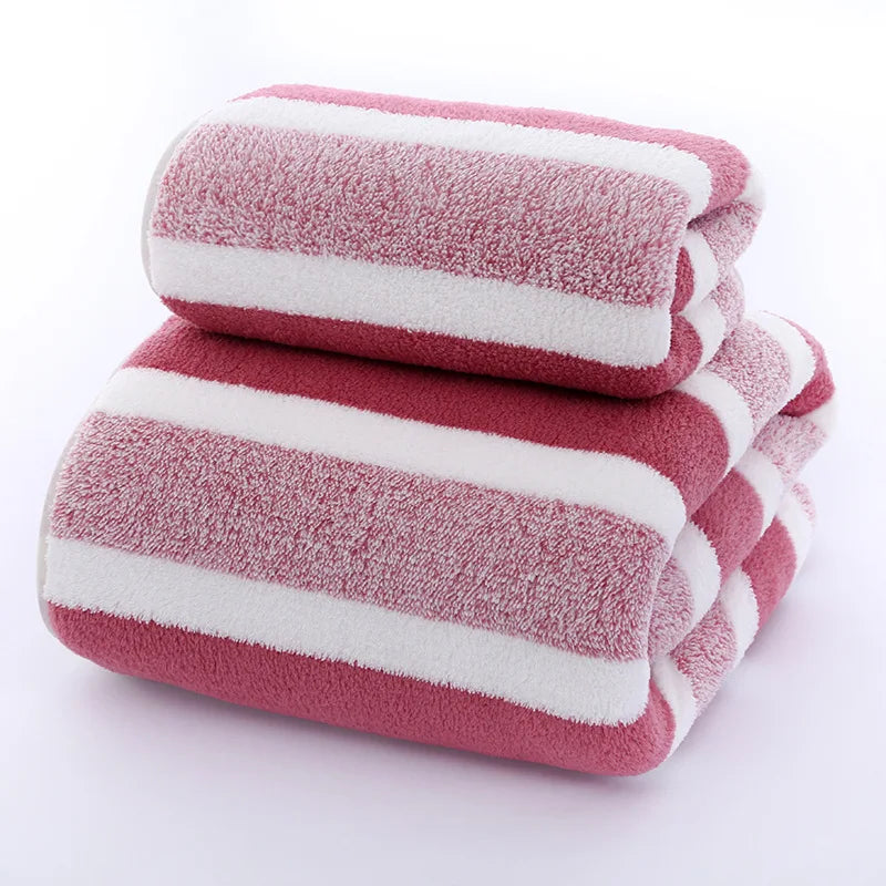 Soft Striped Towel Set