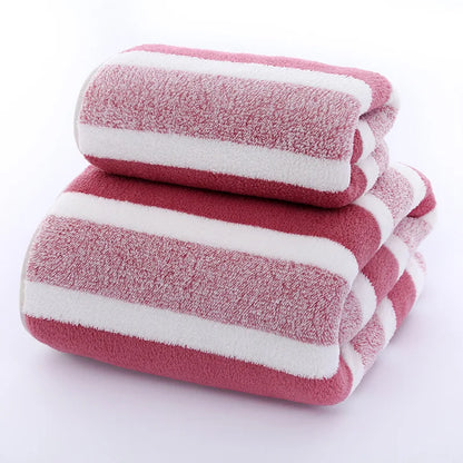 Soft Striped Towel Set