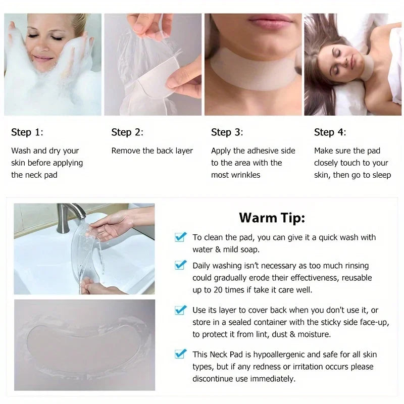 Reusable Silicone Neck Wrinkle Pad