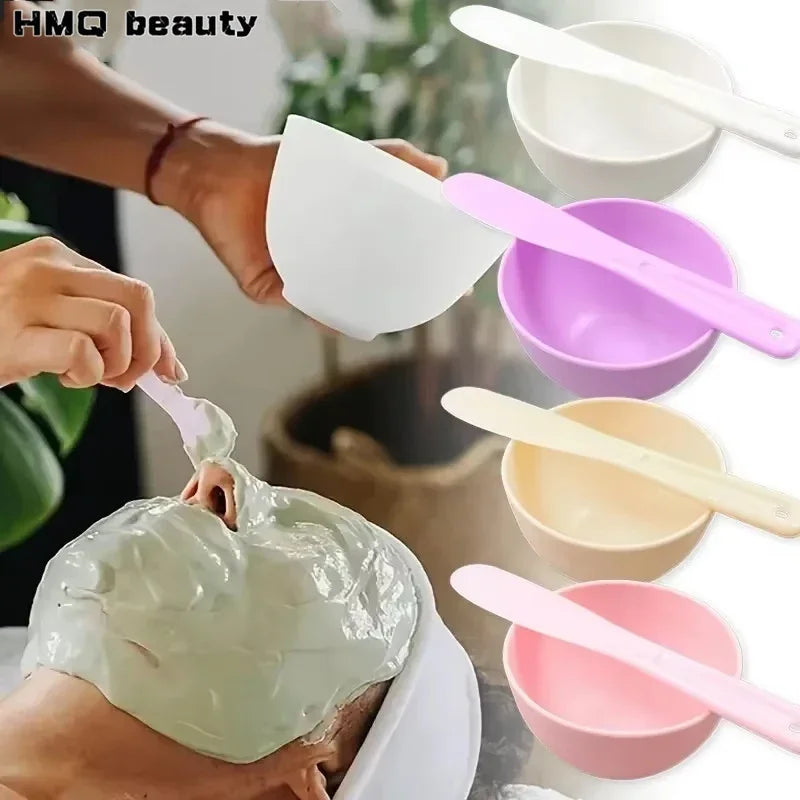 Complete Silicone Face Mask Mixing Bowl Set