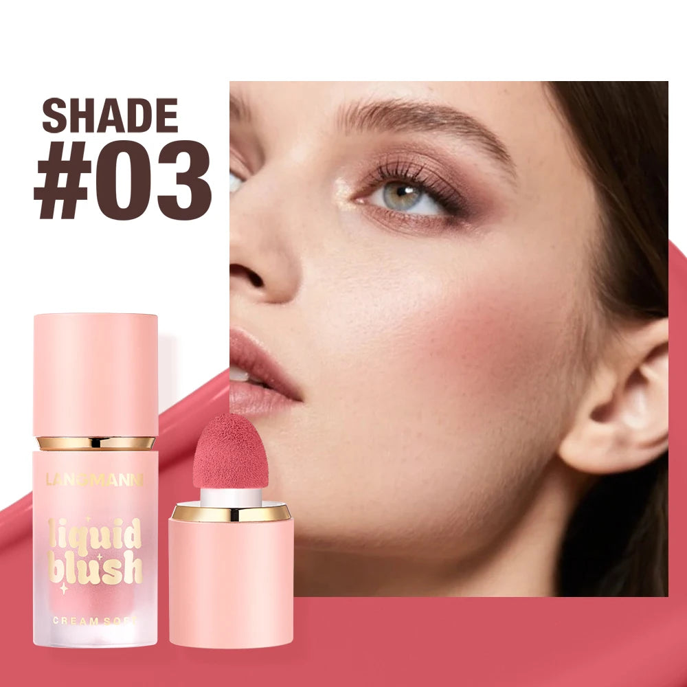 Six-Color Matte Liquid Blush