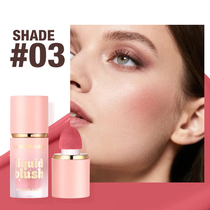 Six-Color Matte Liquid Blush