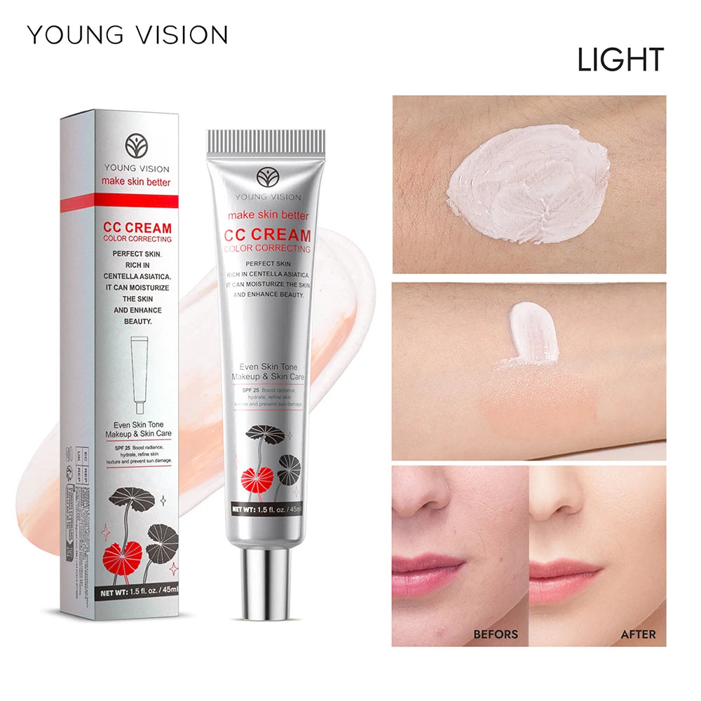 Waterproof Color-Correcting CC Cream Foundation