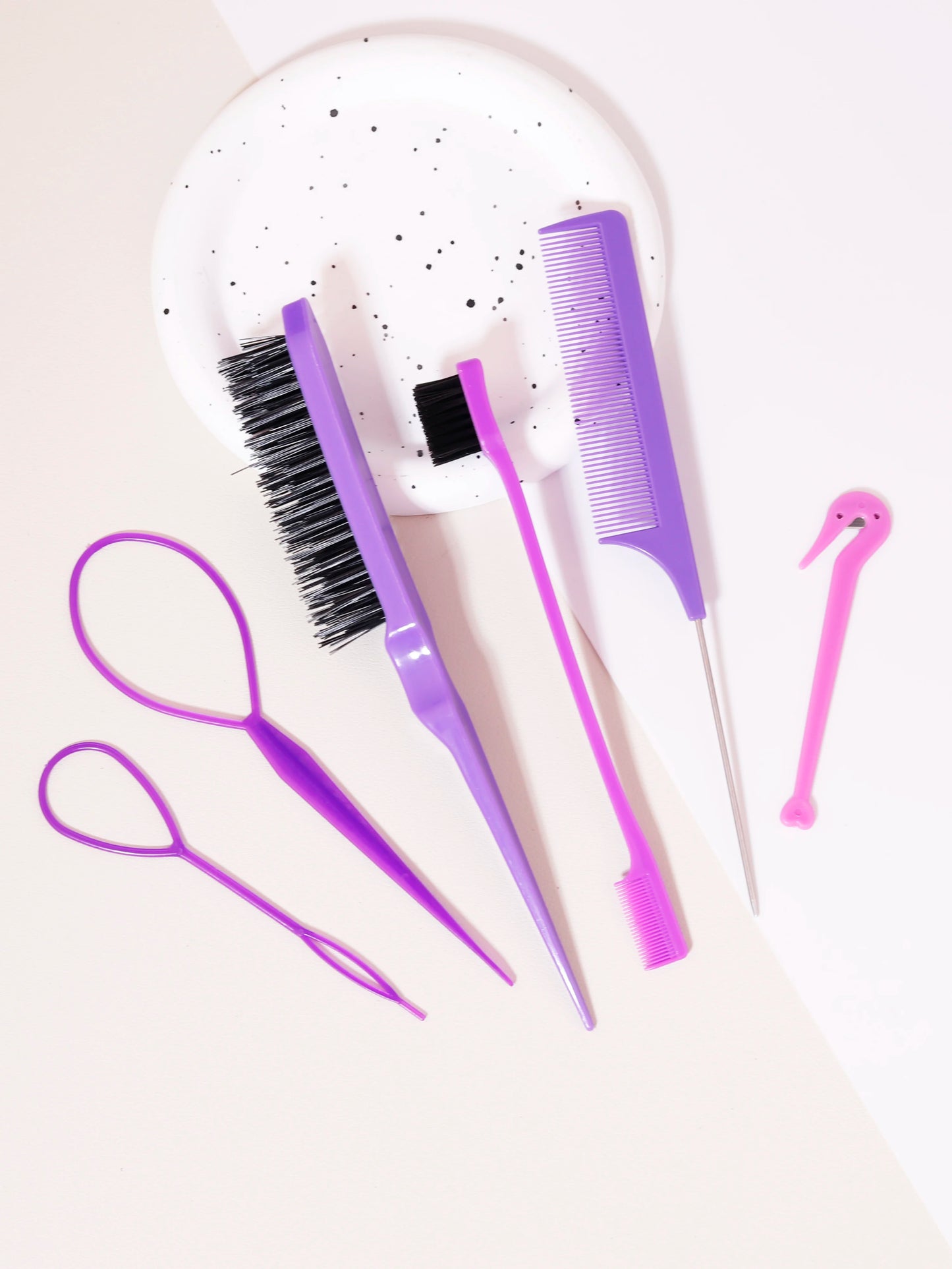 6PCS Professional Hair Styling Comb Set