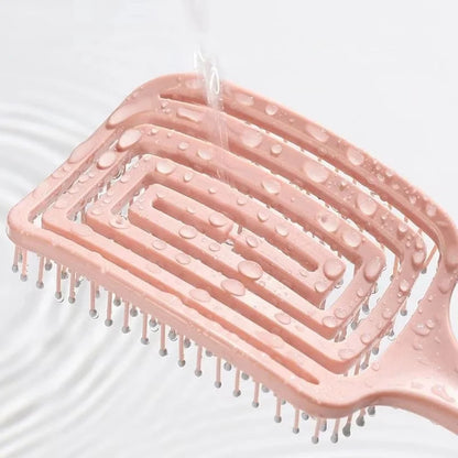 Elastic Hollow Hair Brush