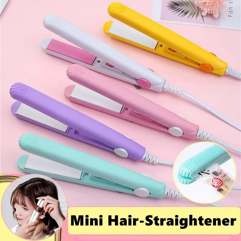 Mini Ceramic Hair Straightener and Curler