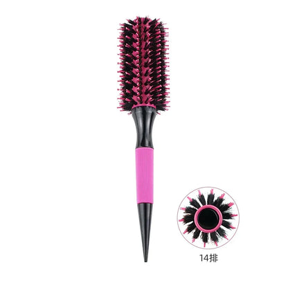 Round Tube Curly Hair Styling Brush for Salon and Barbers