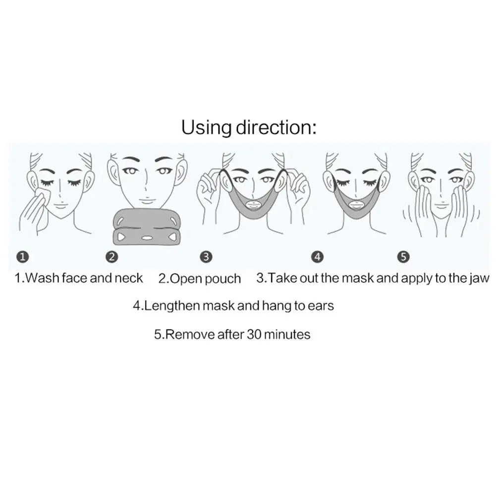 Silicone V-Shape Face Lifting Mask