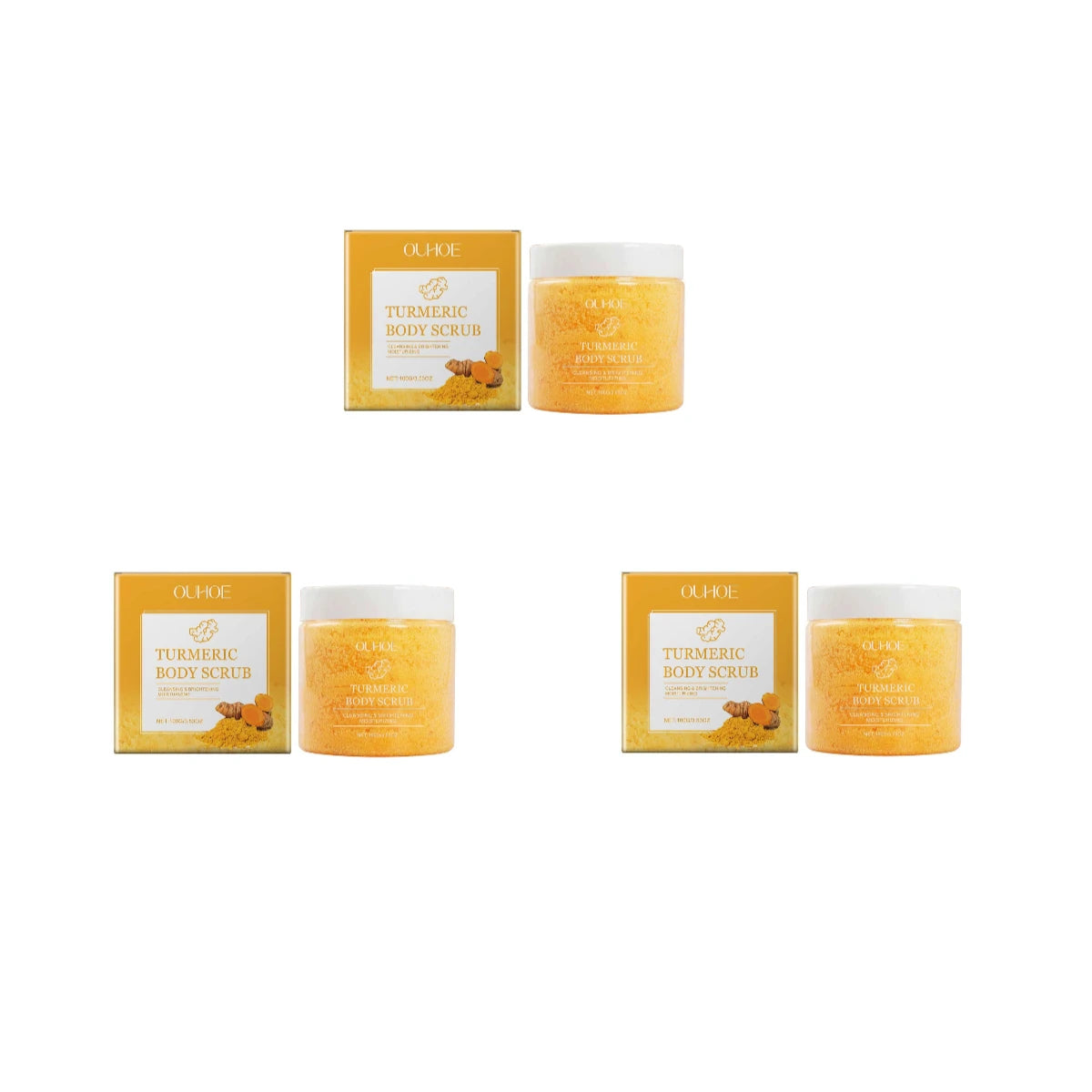 Turmeric Sea Salt Body Scrub